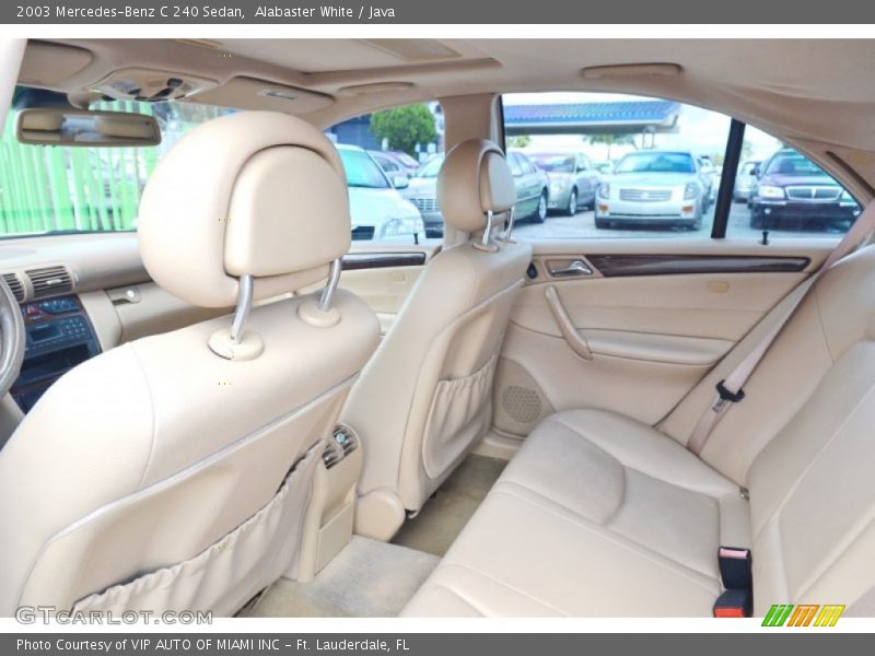 Alabaster White / Java 2003 Mercedes-Benz C 240 Sedan
