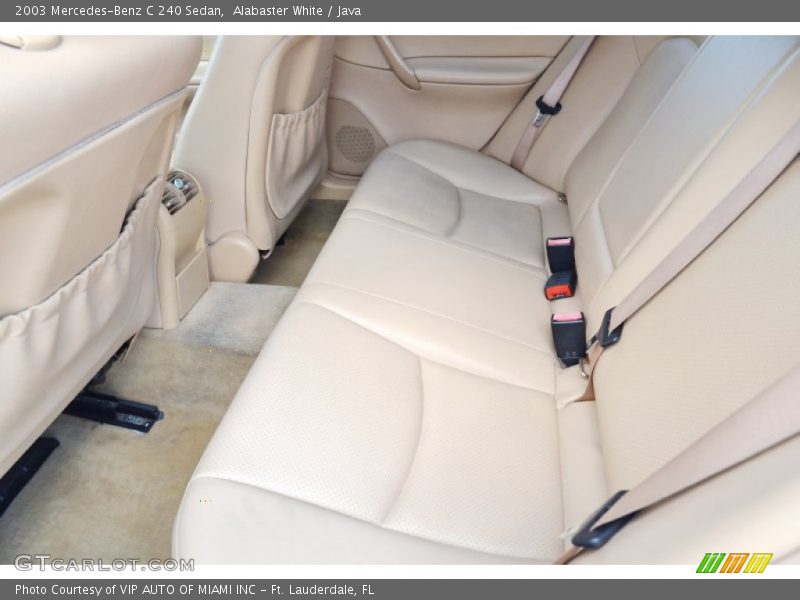 Alabaster White / Java 2003 Mercedes-Benz C 240 Sedan