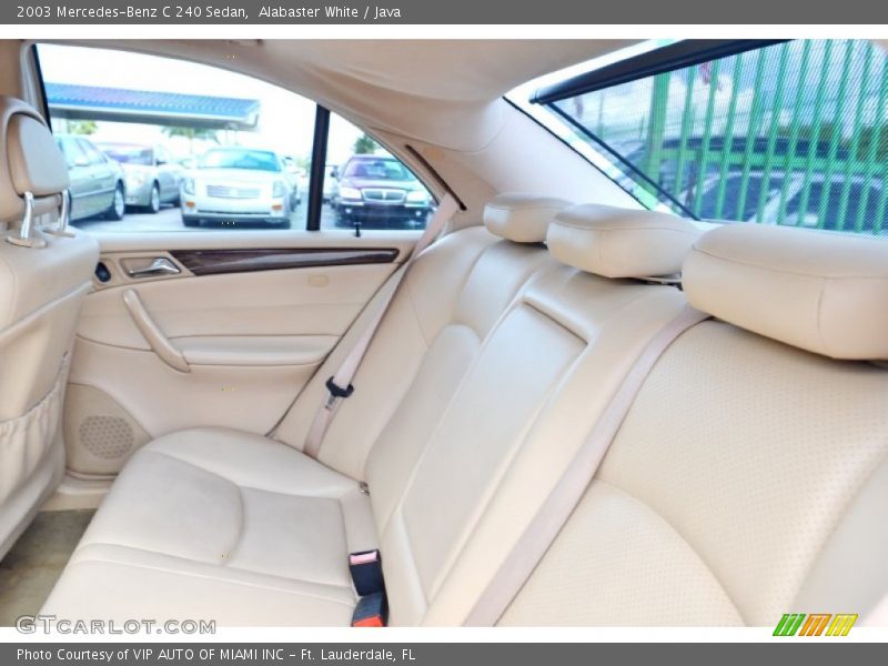 Alabaster White / Java 2003 Mercedes-Benz C 240 Sedan