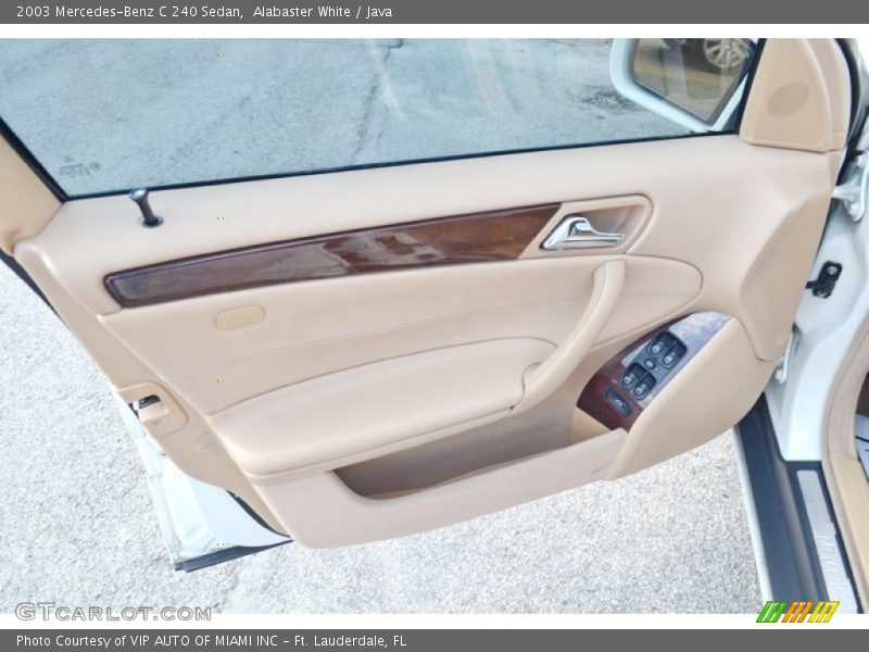 Alabaster White / Java 2003 Mercedes-Benz C 240 Sedan