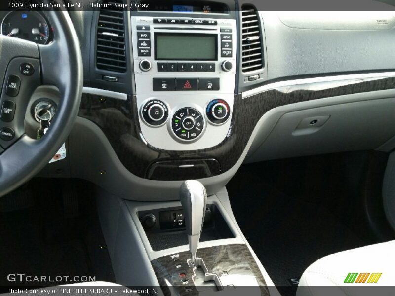 Platinum Sage / Gray 2009 Hyundai Santa Fe SE
