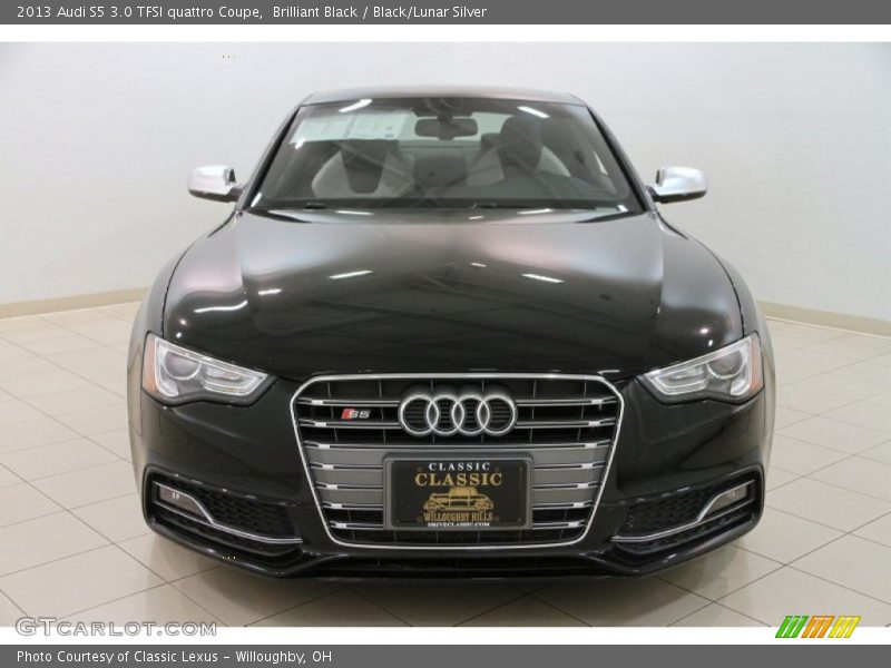 Brilliant Black / Black/Lunar Silver 2013 Audi S5 3.0 TFSI quattro Coupe