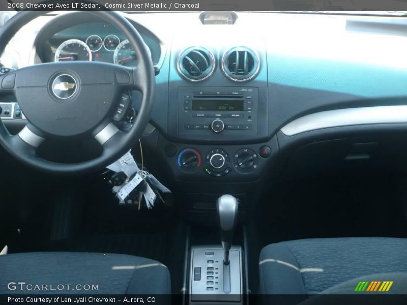 Cosmic Silver Metallic / Charcoal 2008 Chevrolet Aveo LT Sedan