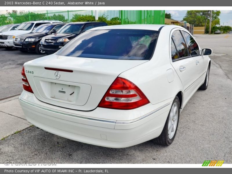 Alabaster White / Java 2003 Mercedes-Benz C 240 Sedan