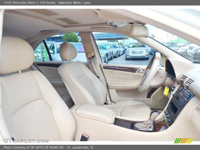 Alabaster White / Java 2003 Mercedes-Benz C 240 Sedan