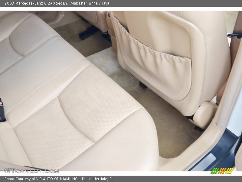 Alabaster White / Java 2003 Mercedes-Benz C 240 Sedan