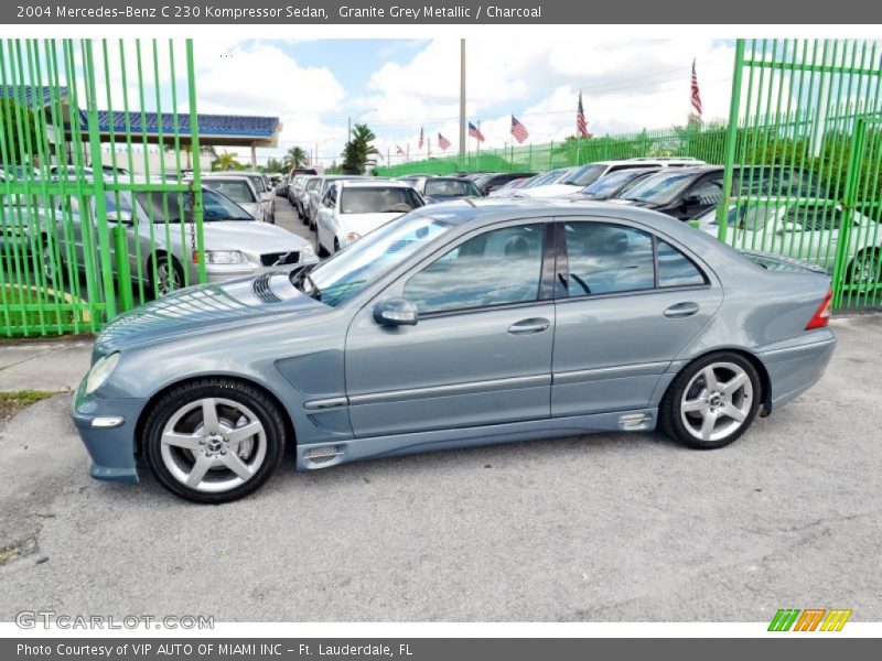 Granite Grey Metallic / Charcoal 2004 Mercedes-Benz C 230 Kompressor Sedan