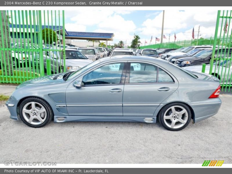 Granite Grey Metallic / Charcoal 2004 Mercedes-Benz C 230 Kompressor Sedan