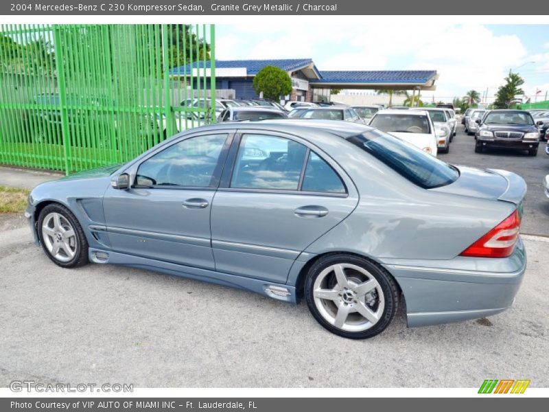 Granite Grey Metallic / Charcoal 2004 Mercedes-Benz C 230 Kompressor Sedan