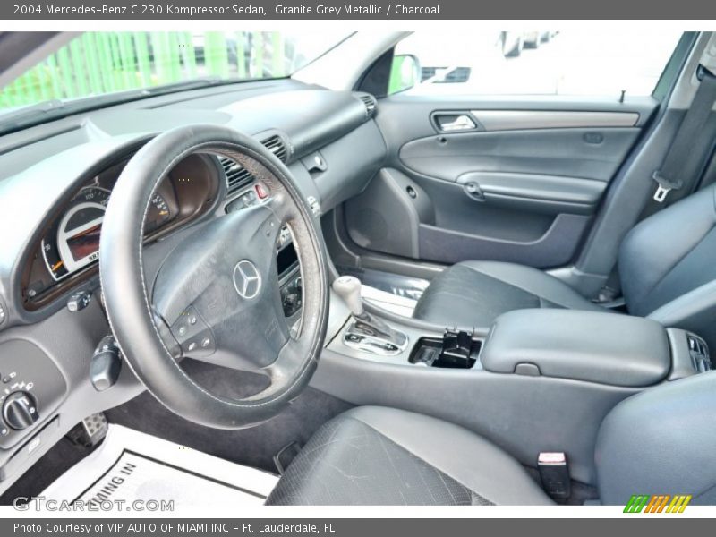 Granite Grey Metallic / Charcoal 2004 Mercedes-Benz C 230 Kompressor Sedan