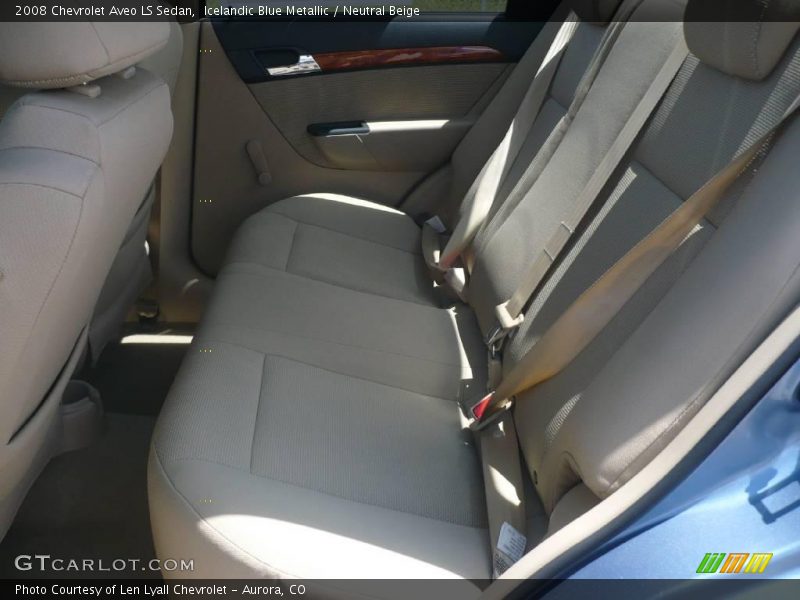 Icelandic Blue Metallic / Neutral Beige 2008 Chevrolet Aveo LS Sedan