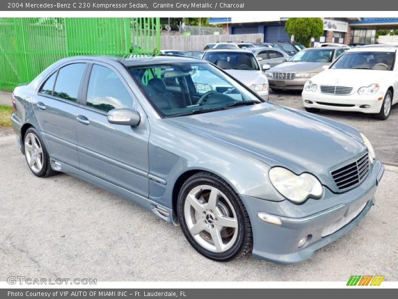 Granite Grey Metallic / Charcoal 2004 Mercedes-Benz C 230 Kompressor Sedan