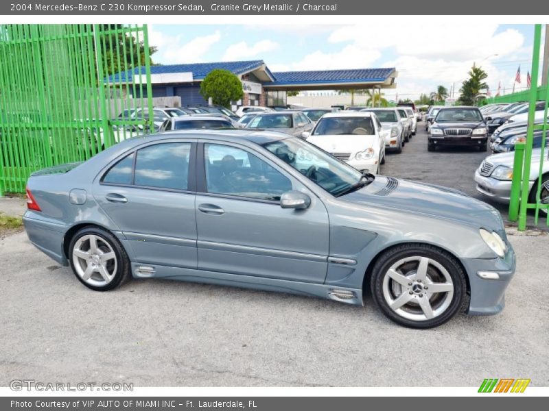 Granite Grey Metallic / Charcoal 2004 Mercedes-Benz C 230 Kompressor Sedan