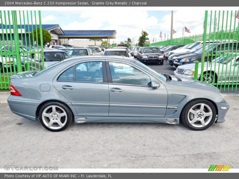 Granite Grey Metallic / Charcoal 2004 Mercedes-Benz C 230 Kompressor Sedan