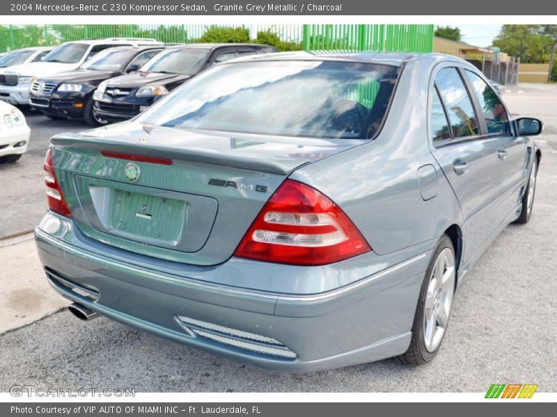Granite Grey Metallic / Charcoal 2004 Mercedes-Benz C 230 Kompressor Sedan