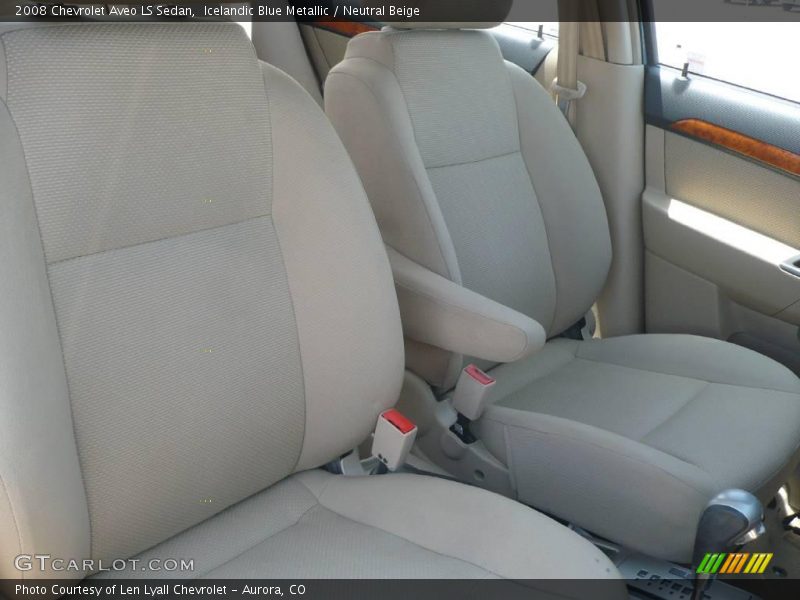 Icelandic Blue Metallic / Neutral Beige 2008 Chevrolet Aveo LS Sedan