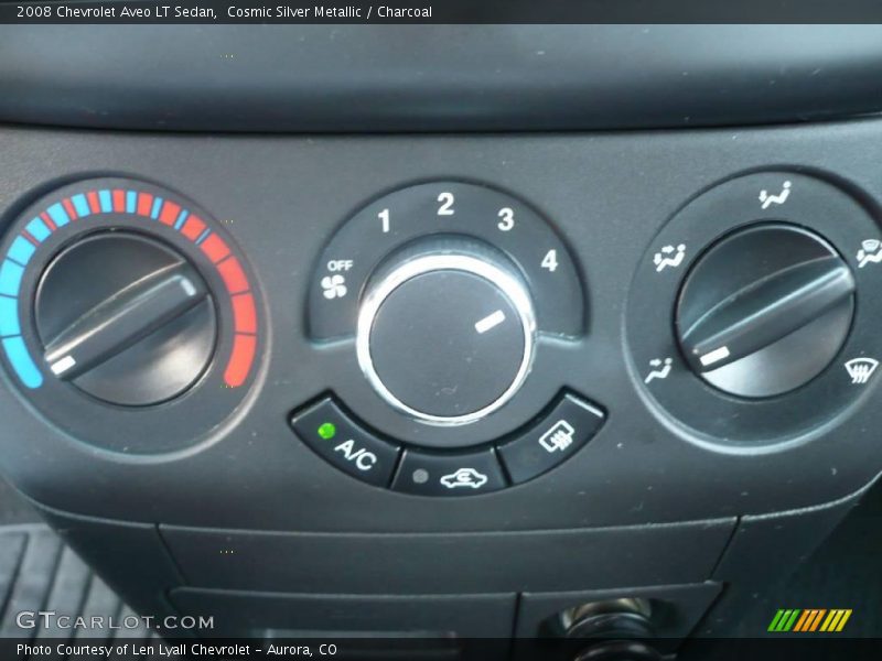 Cosmic Silver Metallic / Charcoal 2008 Chevrolet Aveo LT Sedan