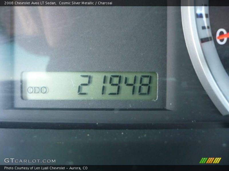 Cosmic Silver Metallic / Charcoal 2008 Chevrolet Aveo LT Sedan
