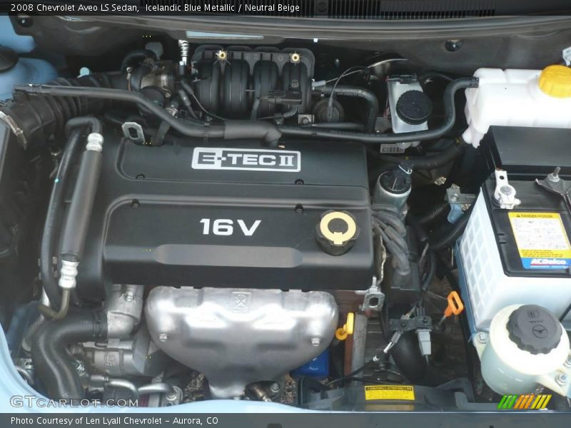 Icelandic Blue Metallic / Neutral Beige 2008 Chevrolet Aveo LS Sedan