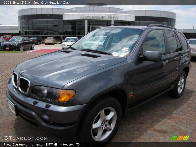 Steel Grey Metallic / Gray 2003 BMW X5 3.0i