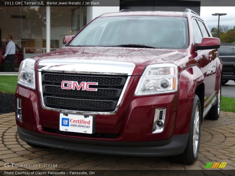 Merlot Jewel Metallic / Jet Black 2011 GMC Terrain SLE