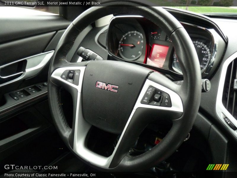 Merlot Jewel Metallic / Jet Black 2011 GMC Terrain SLE
