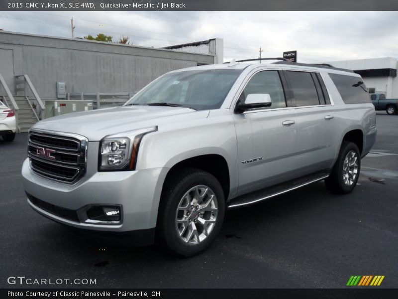 Quicksilver Metallic / Jet Black 2015 GMC Yukon XL SLE 4WD
