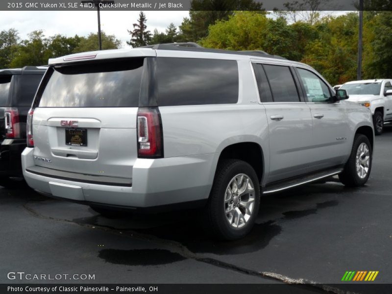 Quicksilver Metallic / Jet Black 2015 GMC Yukon XL SLE 4WD