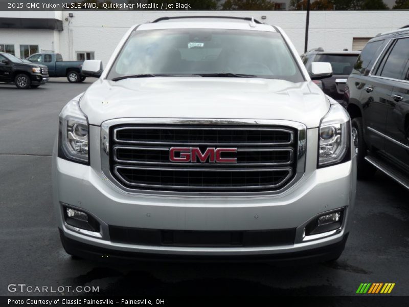 Quicksilver Metallic / Jet Black 2015 GMC Yukon XL SLE 4WD