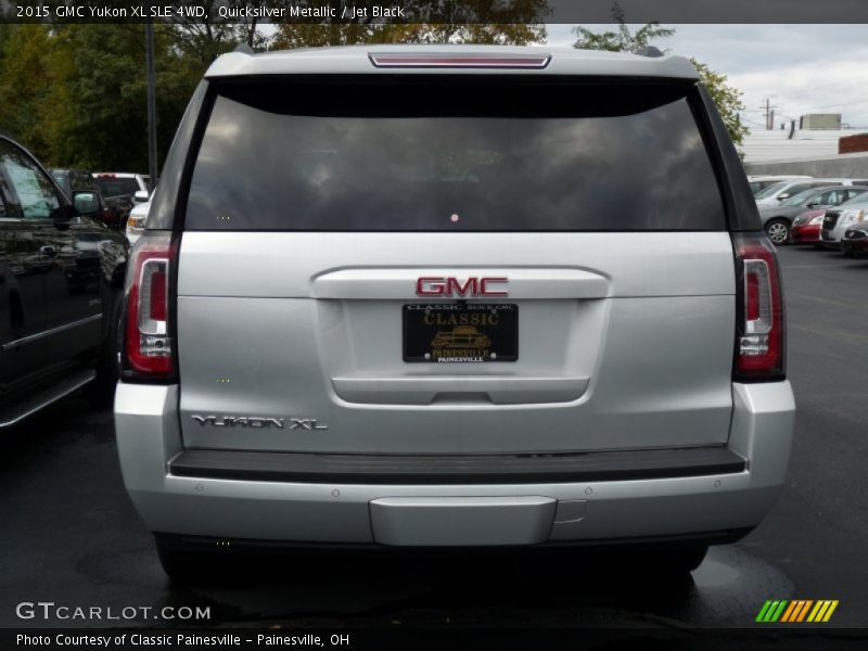 Quicksilver Metallic / Jet Black 2015 GMC Yukon XL SLE 4WD