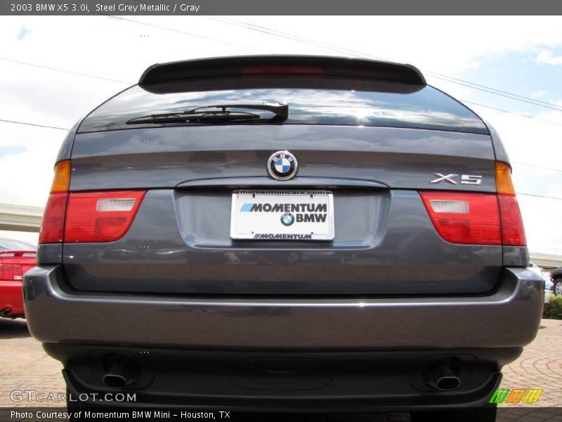 Steel Grey Metallic / Gray 2003 BMW X5 3.0i