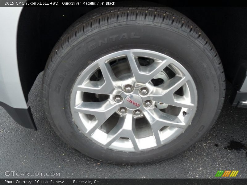 Quicksilver Metallic / Jet Black 2015 GMC Yukon XL SLE 4WD