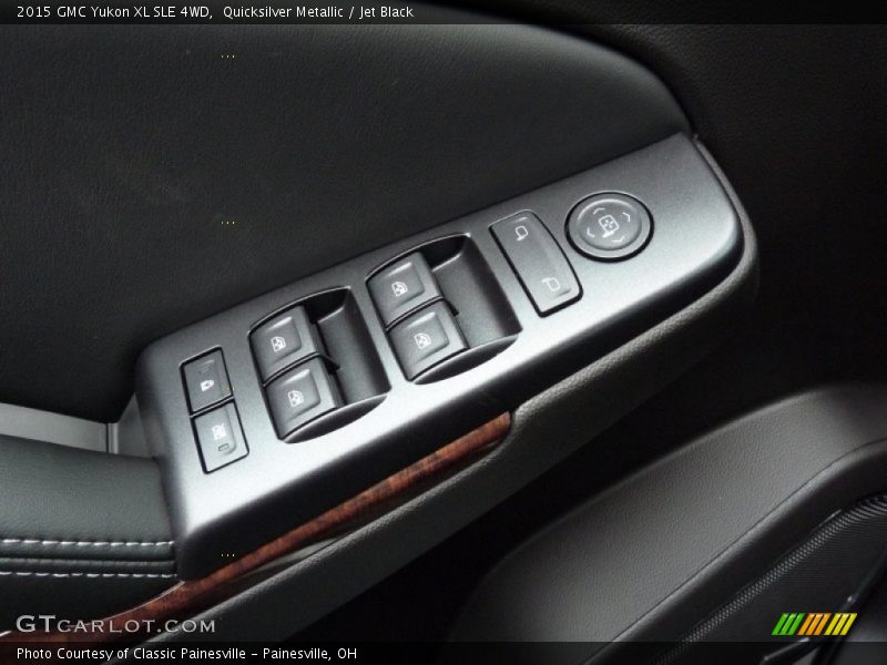 Quicksilver Metallic / Jet Black 2015 GMC Yukon XL SLE 4WD