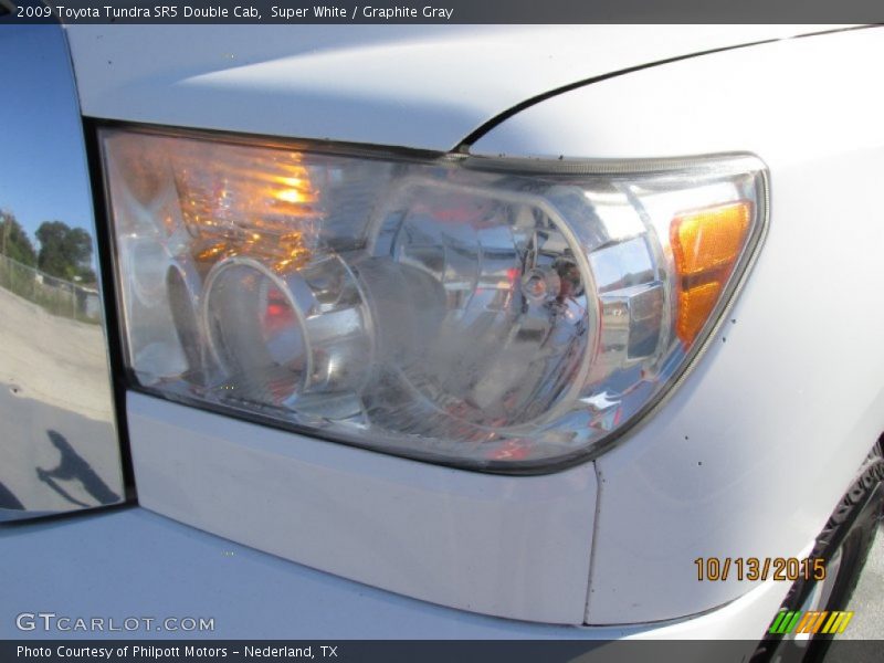 Super White / Graphite Gray 2009 Toyota Tundra SR5 Double Cab