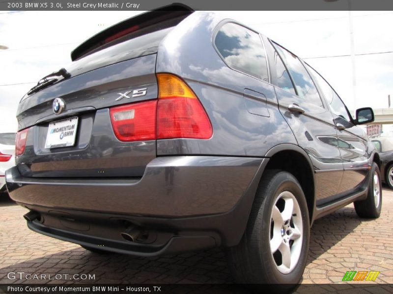 Steel Grey Metallic / Gray 2003 BMW X5 3.0i