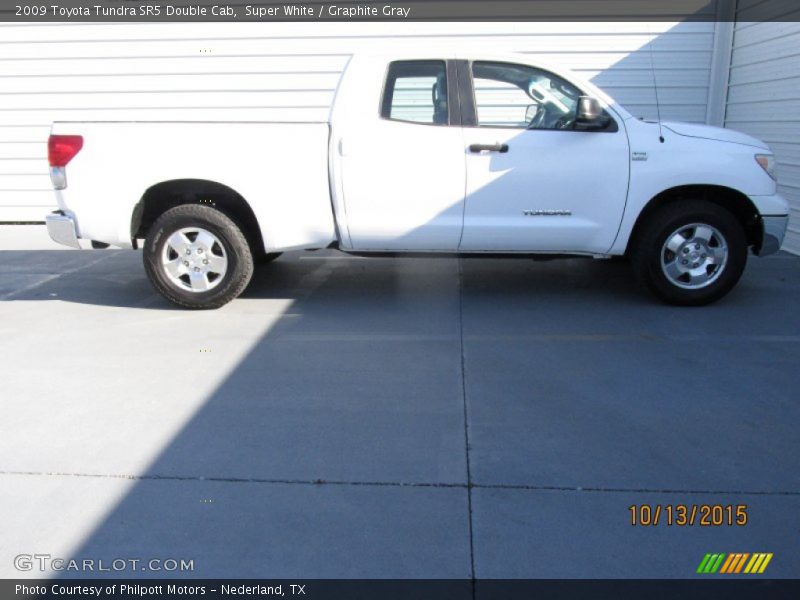 Super White / Graphite Gray 2009 Toyota Tundra SR5 Double Cab