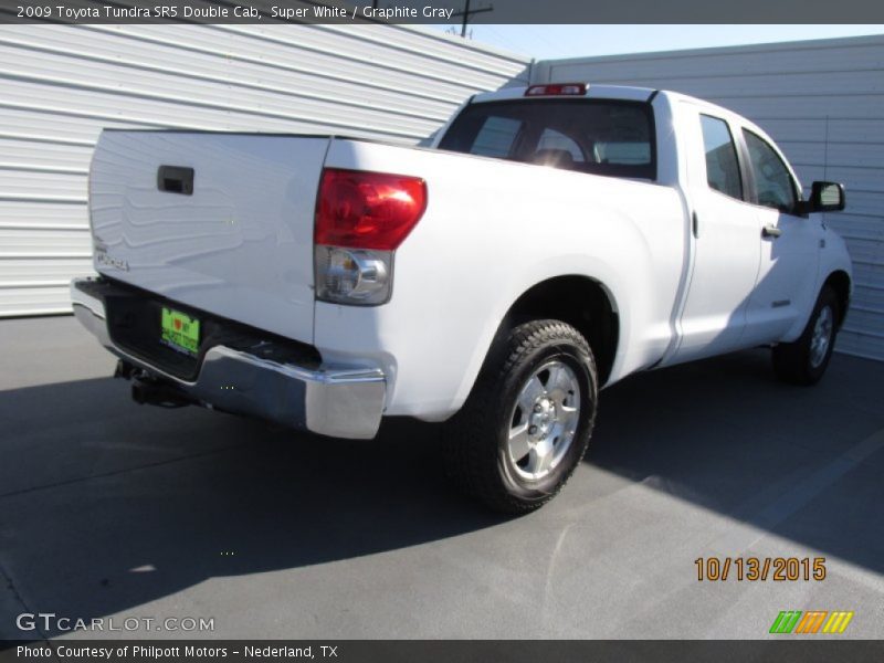 Super White / Graphite Gray 2009 Toyota Tundra SR5 Double Cab