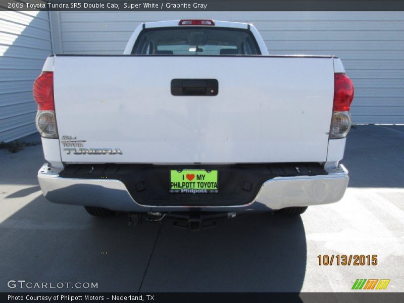 Super White / Graphite Gray 2009 Toyota Tundra SR5 Double Cab