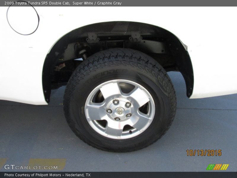 Super White / Graphite Gray 2009 Toyota Tundra SR5 Double Cab