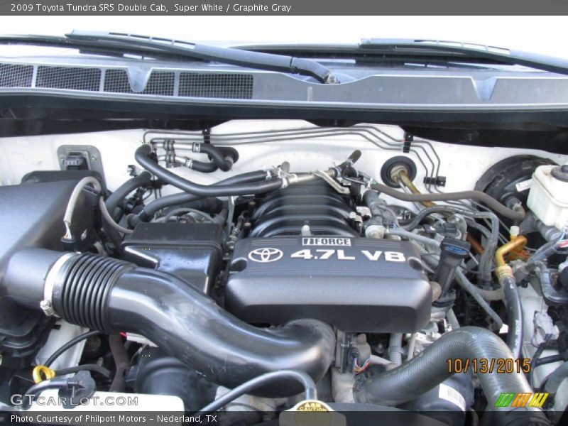 Super White / Graphite Gray 2009 Toyota Tundra SR5 Double Cab