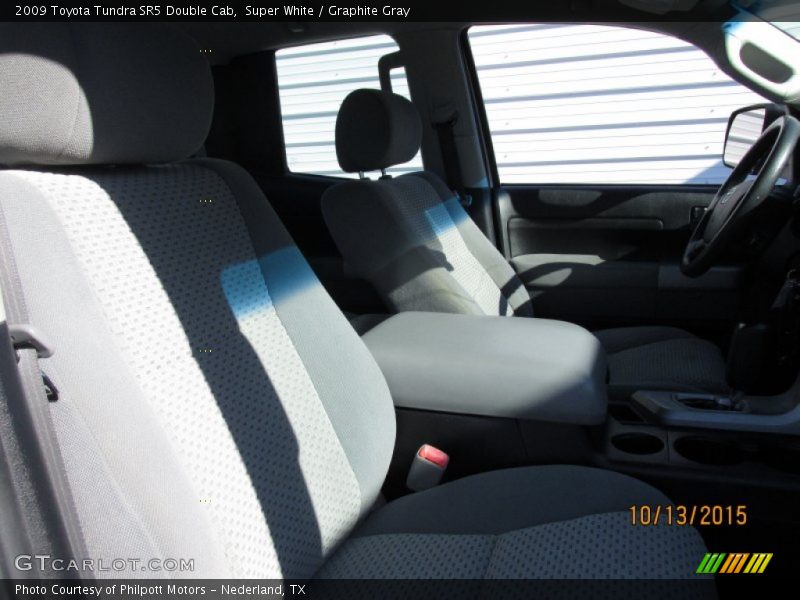 Super White / Graphite Gray 2009 Toyota Tundra SR5 Double Cab