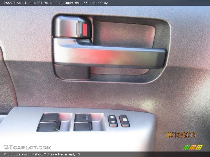 Super White / Graphite Gray 2009 Toyota Tundra SR5 Double Cab