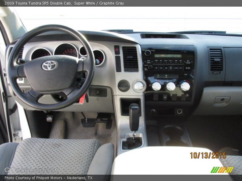 Super White / Graphite Gray 2009 Toyota Tundra SR5 Double Cab