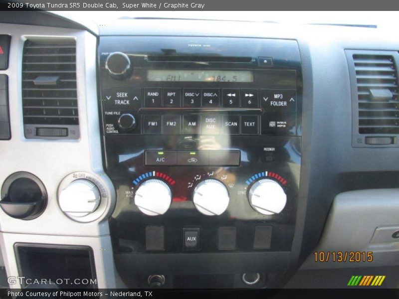 Super White / Graphite Gray 2009 Toyota Tundra SR5 Double Cab