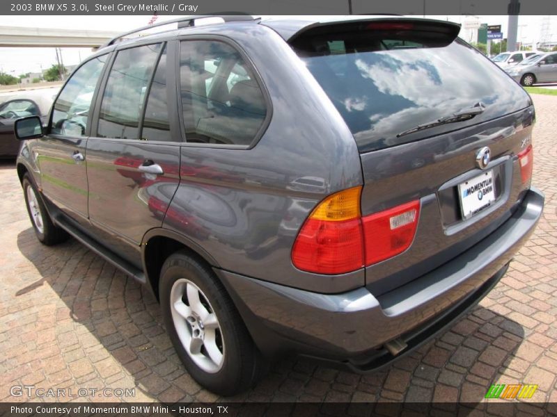 Steel Grey Metallic / Gray 2003 BMW X5 3.0i