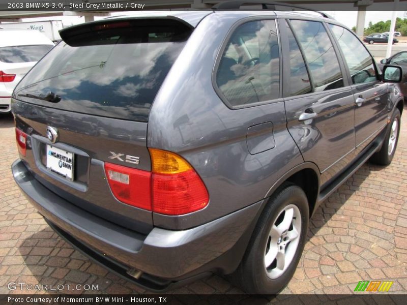 Steel Grey Metallic / Gray 2003 BMW X5 3.0i