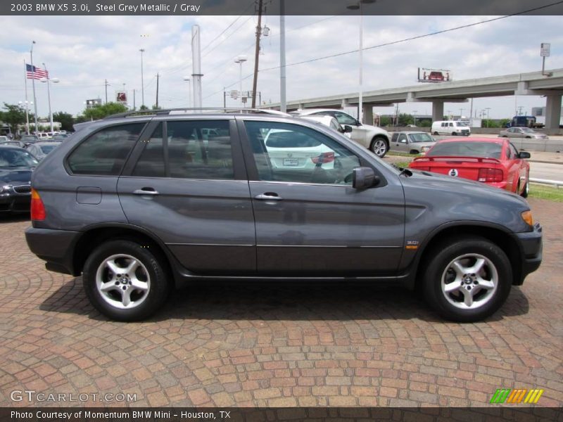 Steel Grey Metallic / Gray 2003 BMW X5 3.0i