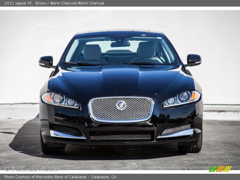 Ebony / Warm Charcoal/Warm Charcoal 2012 Jaguar XF