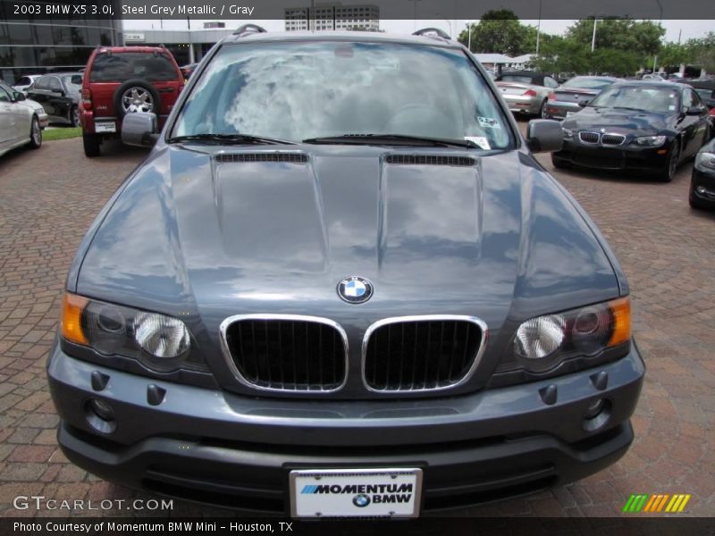 Steel Grey Metallic / Gray 2003 BMW X5 3.0i