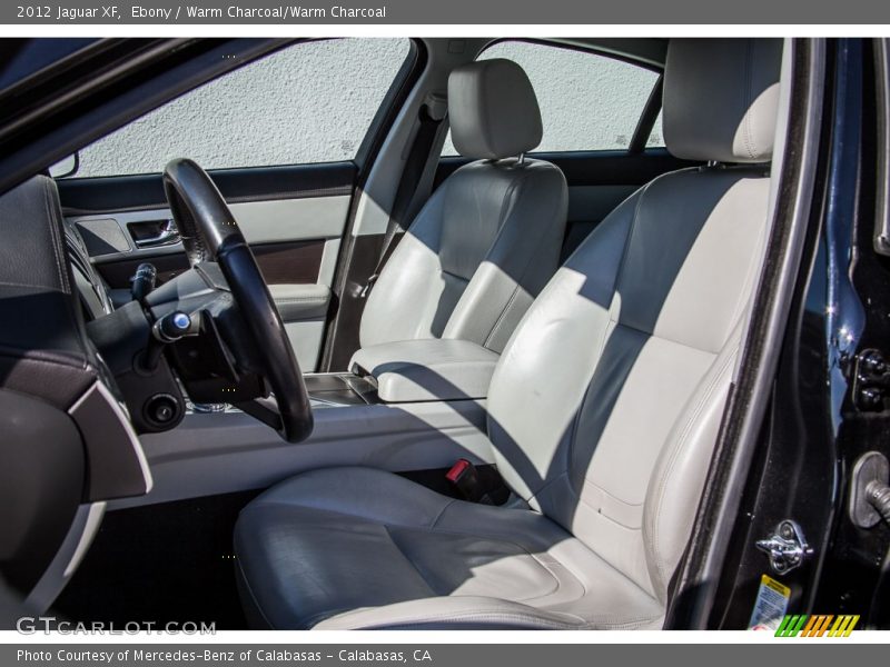 Ebony / Warm Charcoal/Warm Charcoal 2012 Jaguar XF
